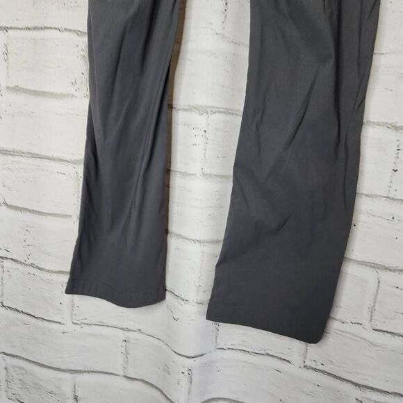 Eddie Bauer Mens Gray Flat Front Straight Leg Stretchy Tech Pants Size 32X30 - Picture 9 of 12